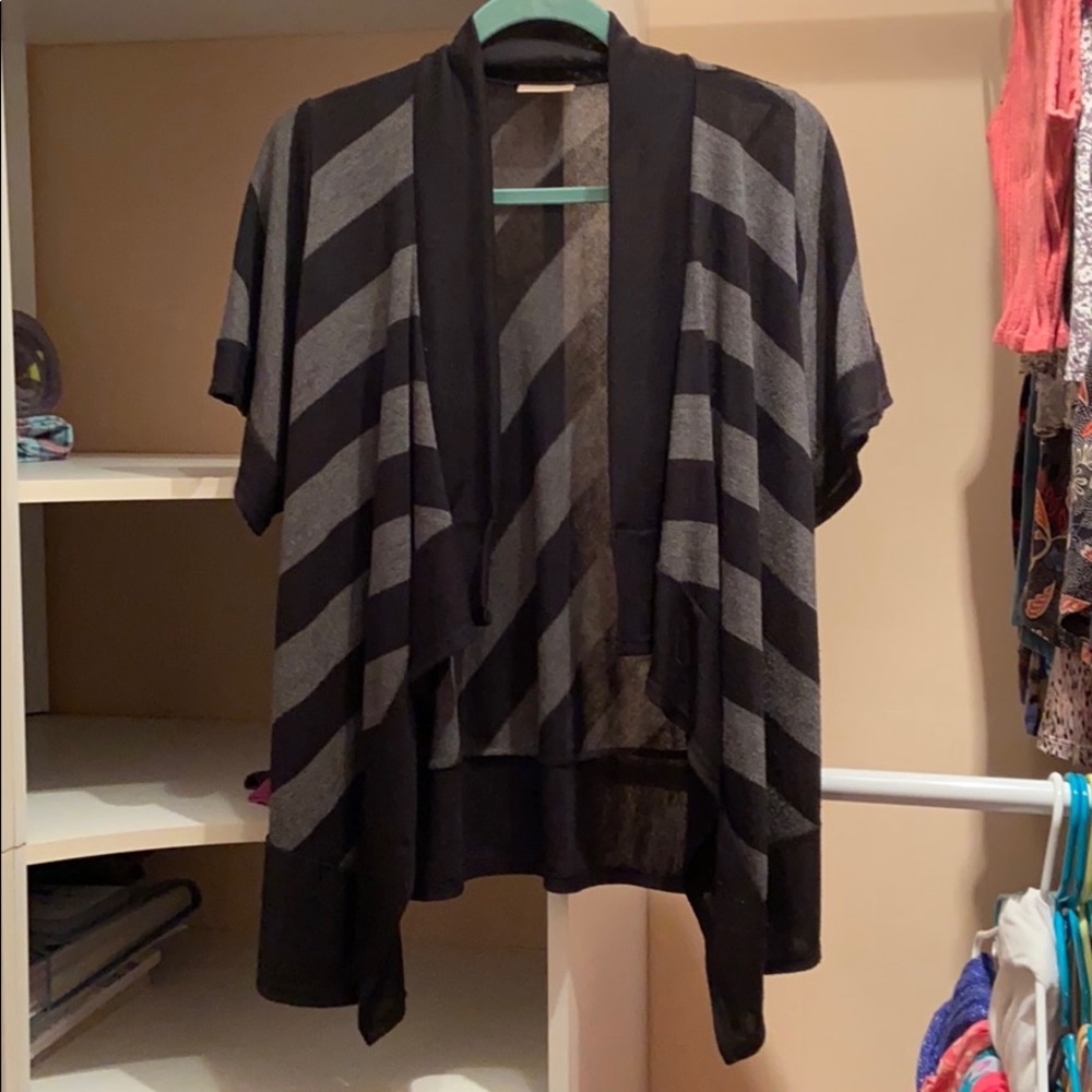 Striped Lightweight Flowy Cardigan